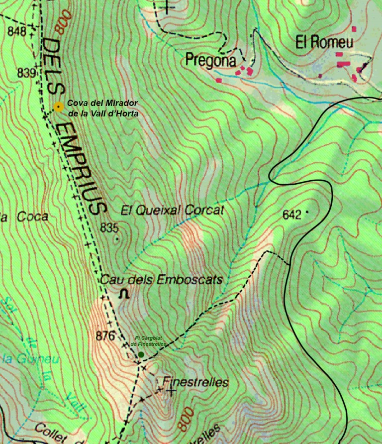 Mirador de la Vall dHorta covaCROQUIS Mediana